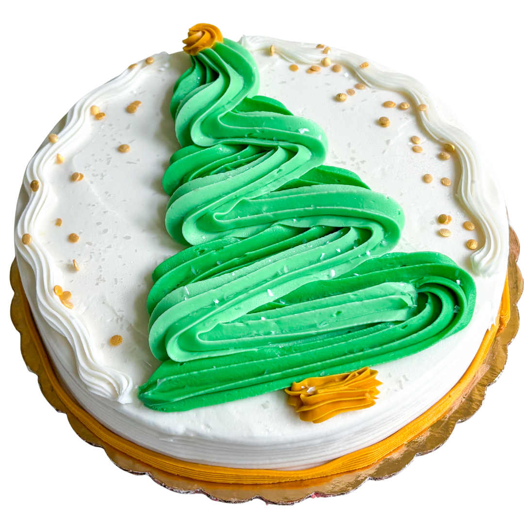Elegant Evergreen Cake