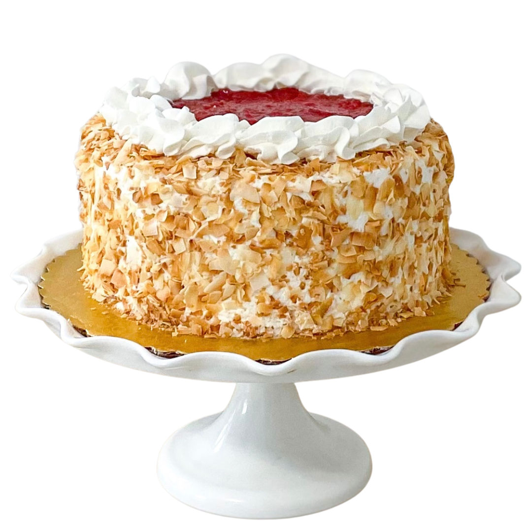 Cherry & Toasted Coconut Occasion Cake