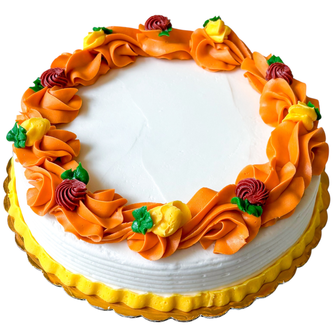 Autumn Floral Swirl