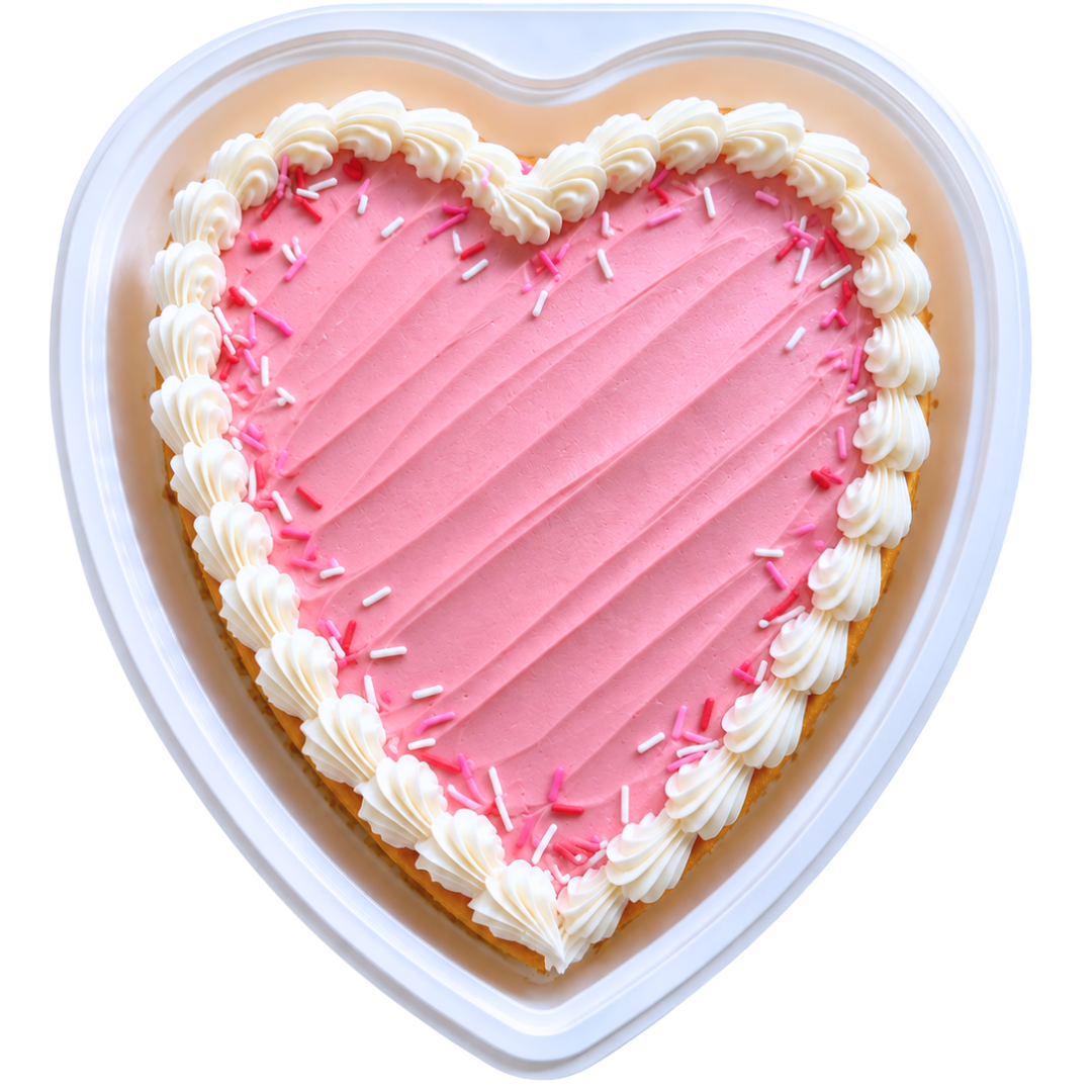 Confetti Heart Cake