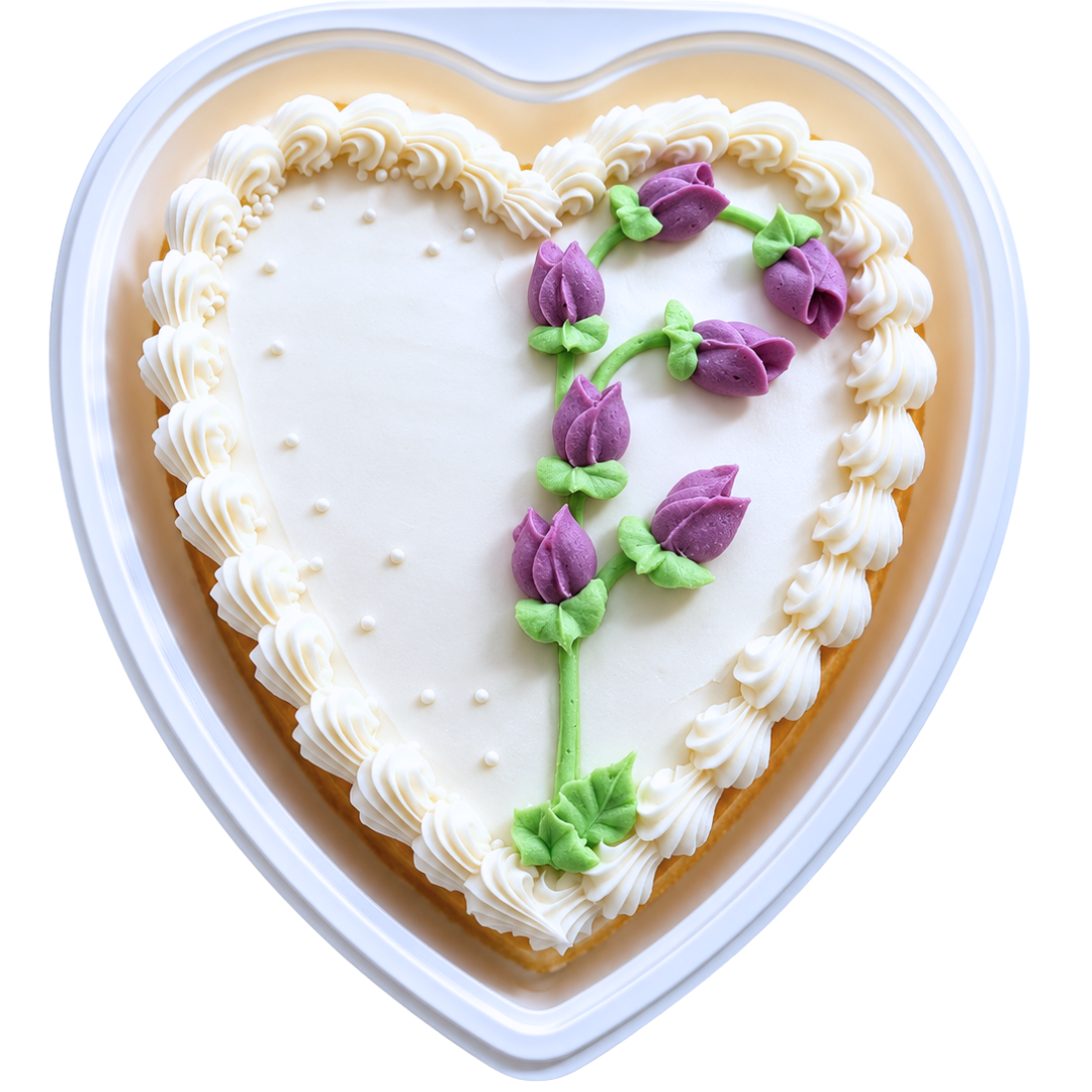 Purple Bleeding Heart Cake