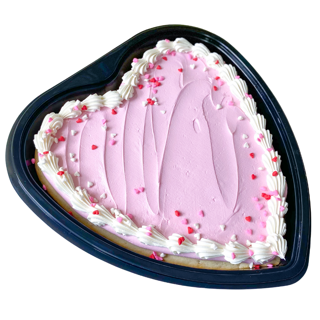 Confetti Heart Cake