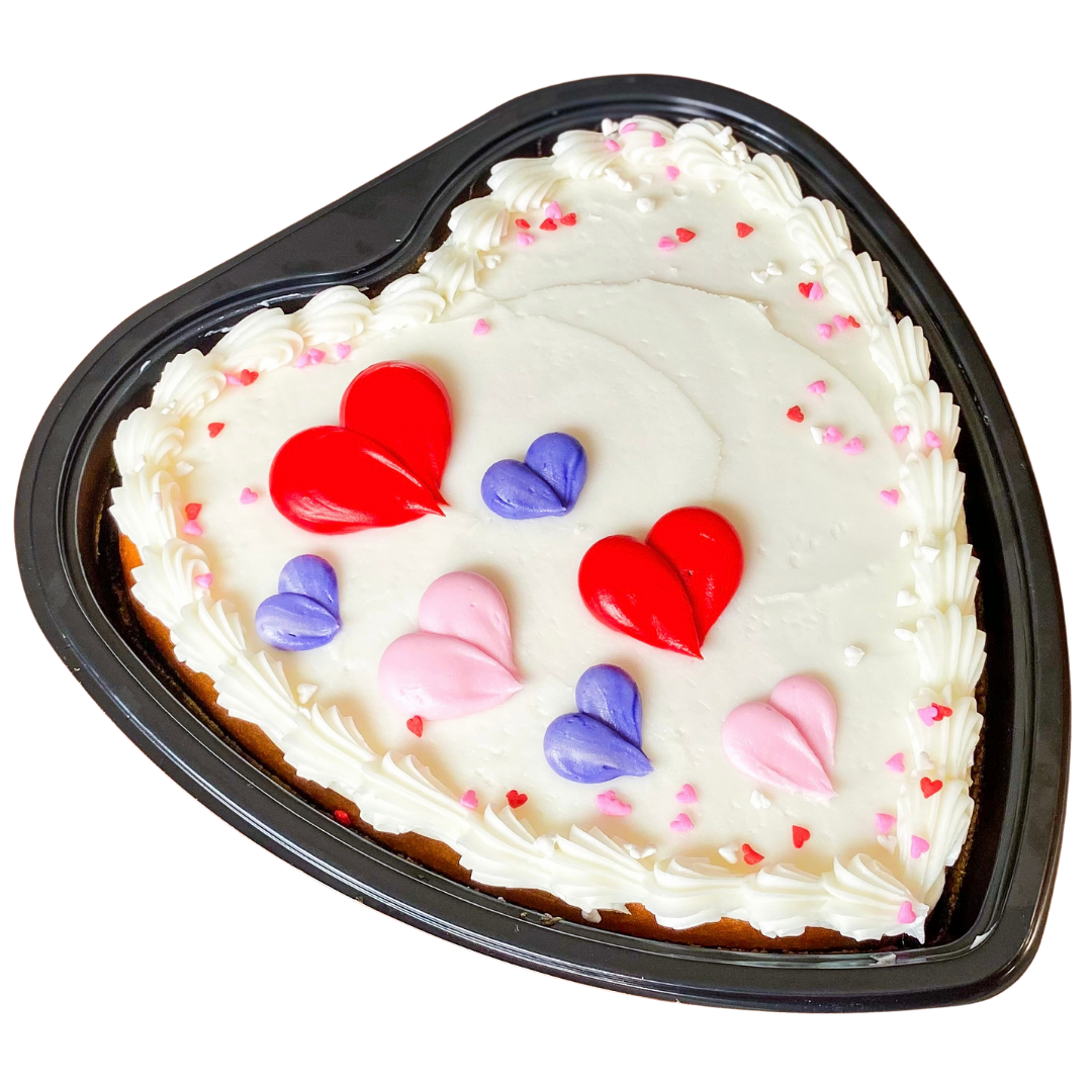 Floating Hearts Cake