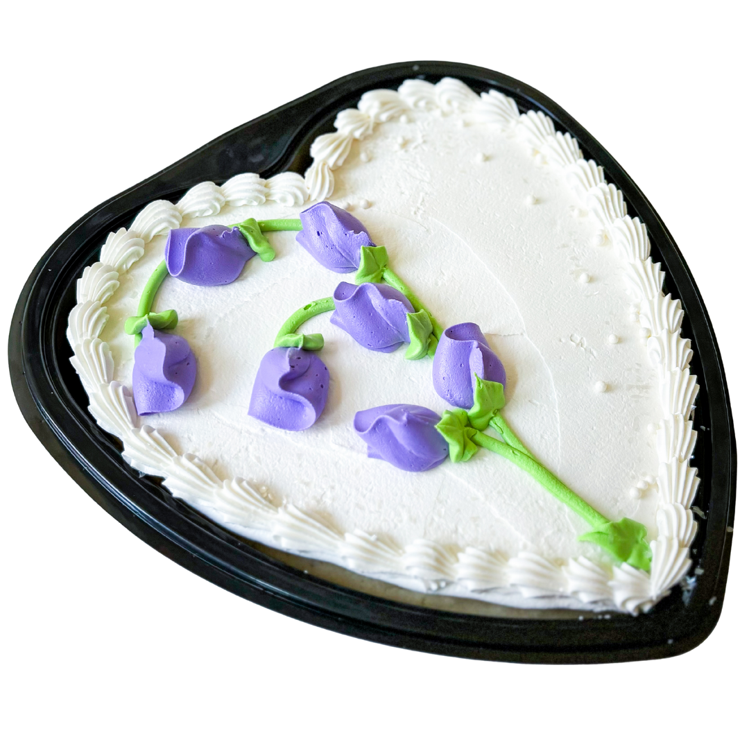 Purple Bleeding Heart Cake