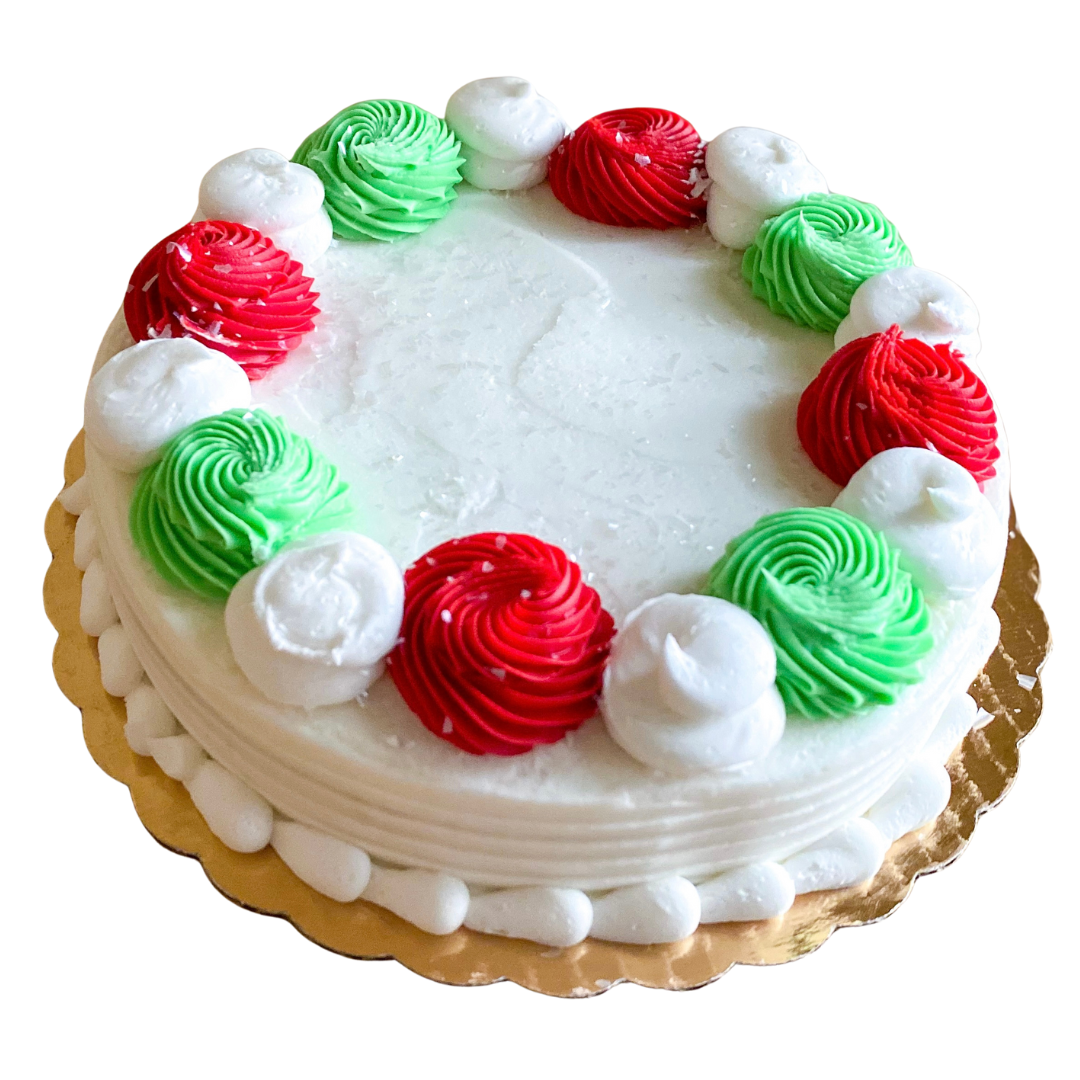 Making Merry Rosette Cake