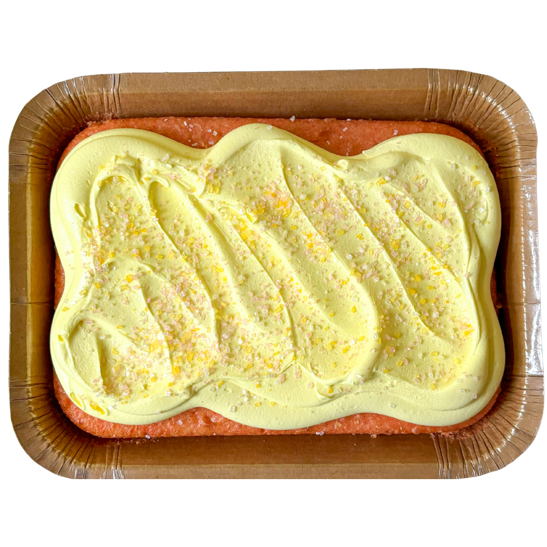 Strawberry Lemonade Snack Cake