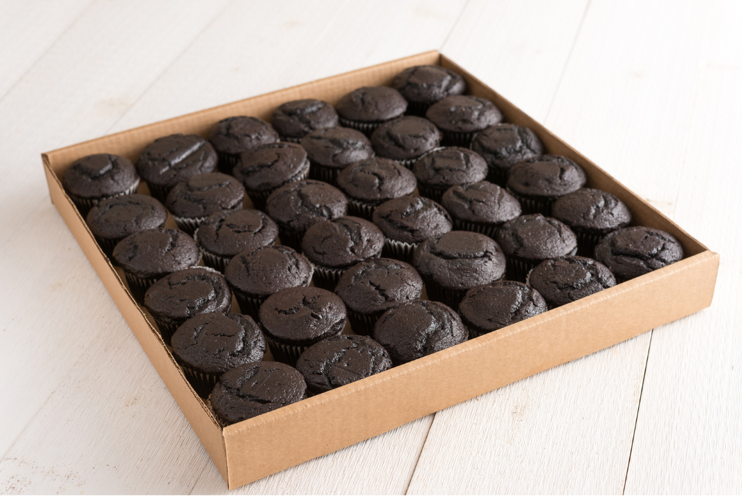 Undecorated Chocolate Cupcakes