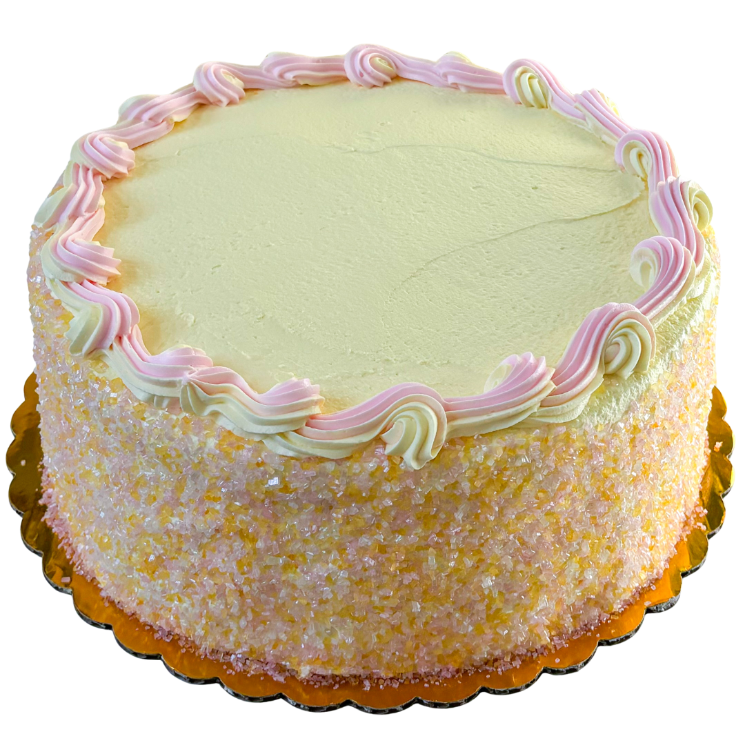 Strawberry Lemonade Layered Cake